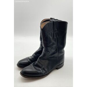 Justin Black‎ Men's Basics Western Boots - Size 8.5B